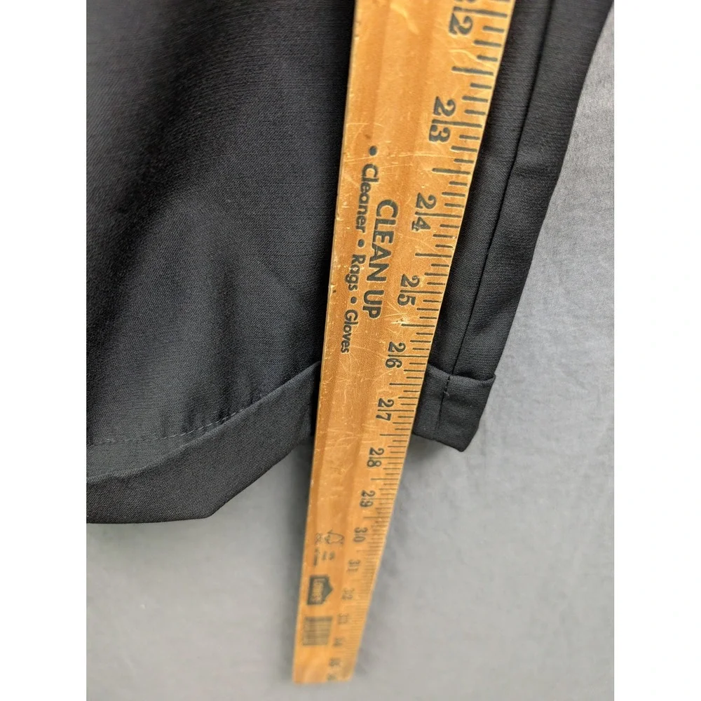 Beverly Hills Polo Club Mens Black Pleated Dress Pants 39W Regular Cuffed Slacks